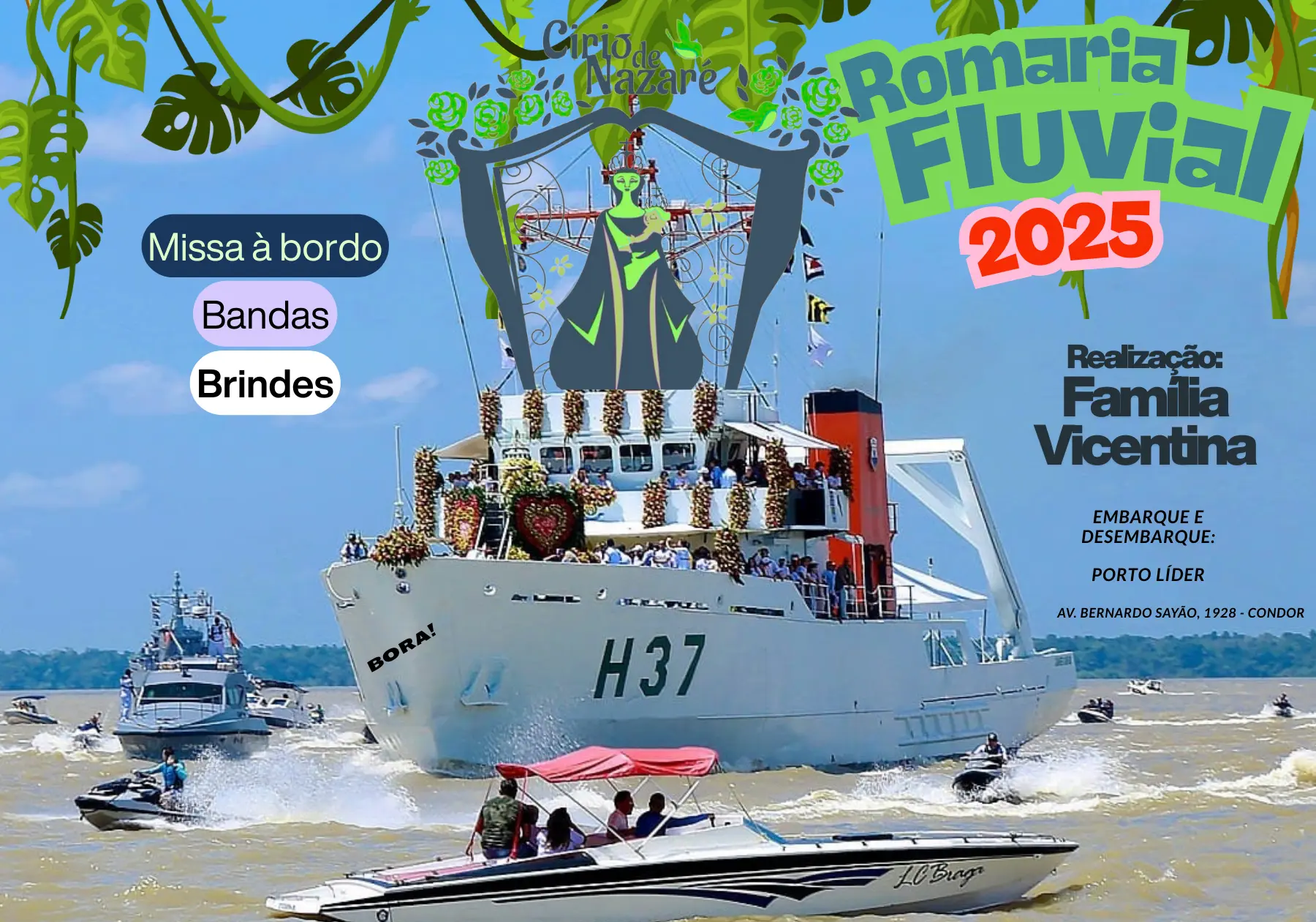 Romaria Fluvial 2025 – Família Vicentina